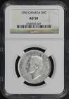 nncoin's tweet image. 1950 Canada Silver Half Dollar NGC AU-50 No Lines in O Variety -134179 Act Quickly! $19.00 #silverlines #halfsilver #silvercanada ebay.to/2RguBtm
