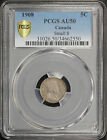 nncoin's tweet image. 1908 Small 8 Canada Silver 5C/Half Dime PCGS AU-50 -168844 Act Quickly! $29.00 #silverdime #halfdime #halfsilver ebay.to/2ReMNDQ