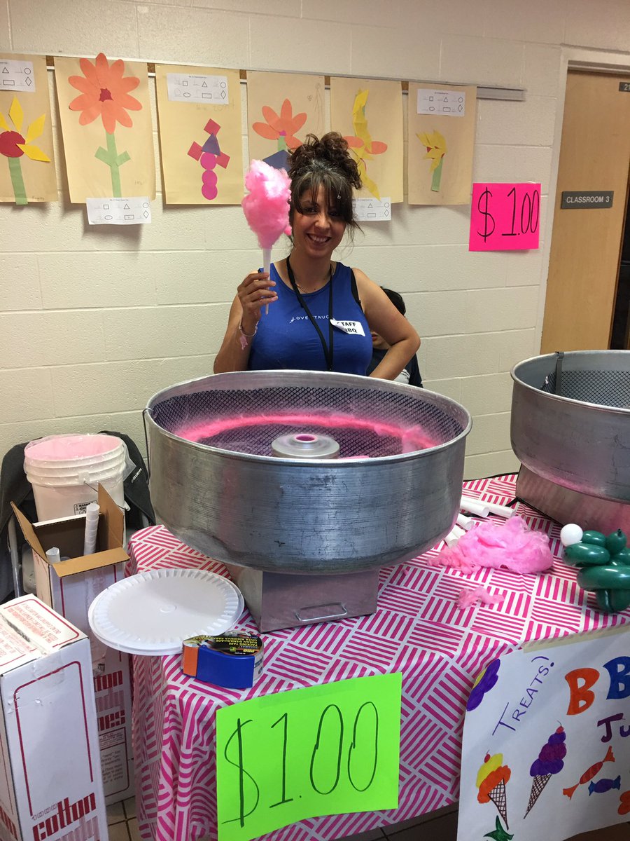 BBQ and candy floss at OLV