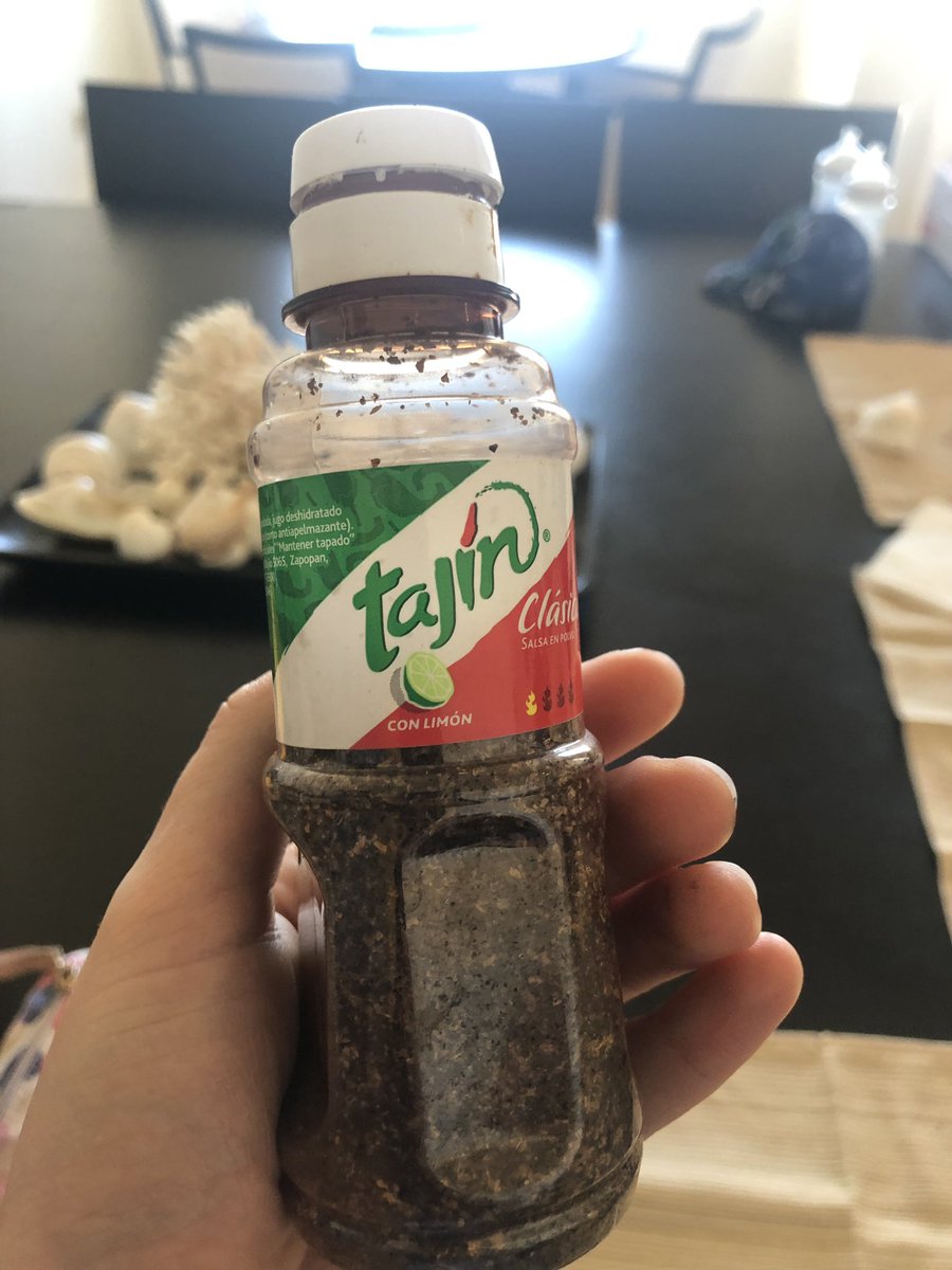 ChelaCF's tweet image. Lo mejor de la Isla del Padre, Tajín añejado