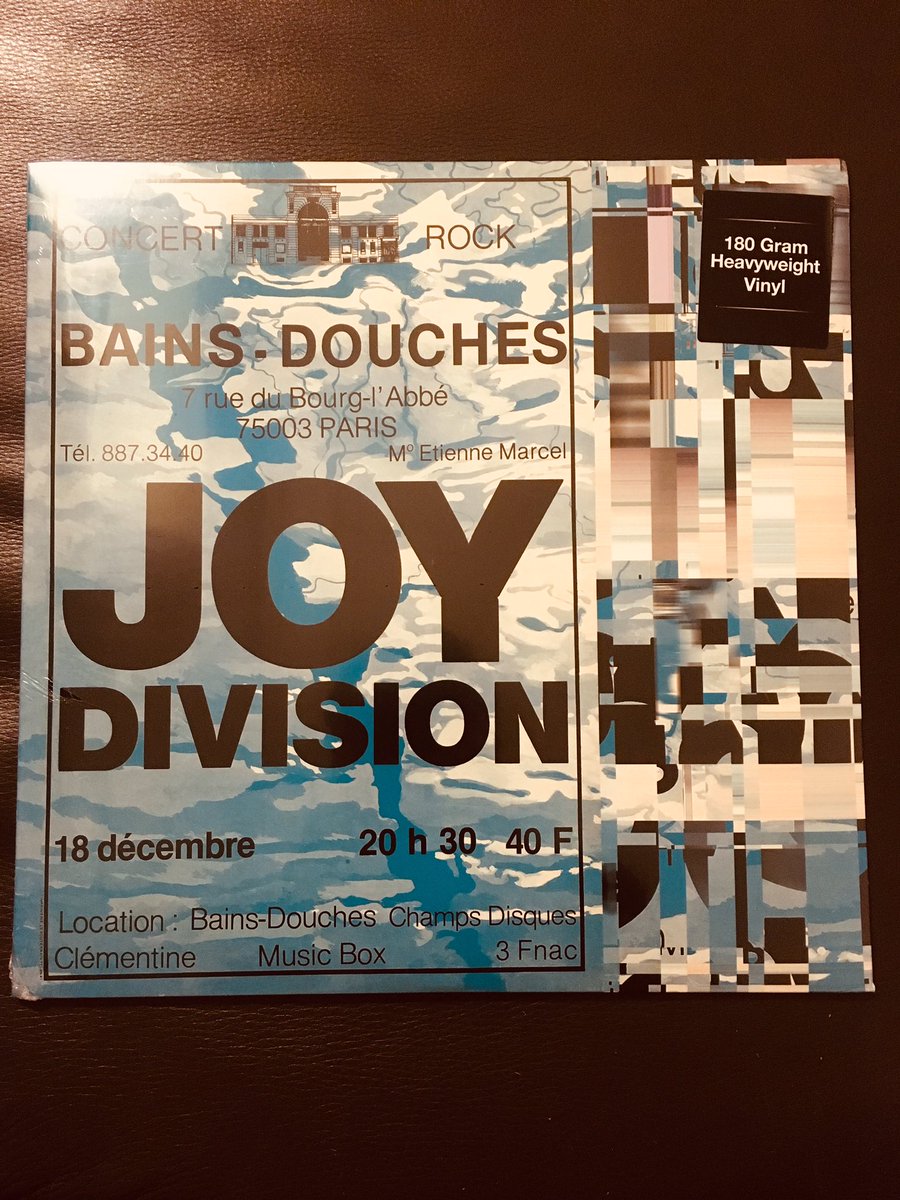 JOELBERETTI's tweet photo. Le concert aux Bains... le vinyl @joydivision #UnknownPleasures40 https://t.co/VeX9mUgjAx