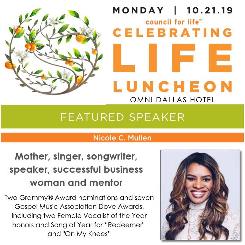 CouncilForLife's tweet photo. Please save the date & join us as @nicoleCmullen shares her personal journey of love, loss & redemption.
For tickets & underwriting opportunities: https://t.co/7Jdt59Kepk
For luncheon inquiries, please contact Shannon Graham at shannon_graham@sbcglobal.net
#CouncilForLife https://t.co/jk3OqavFbJ