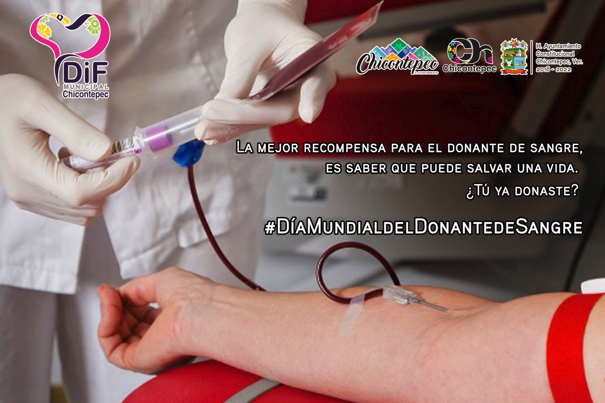 ChicontepecMx's tweet photo. #DíaMundialdelDonantedeSangre https://t.co/fMuJljURAv