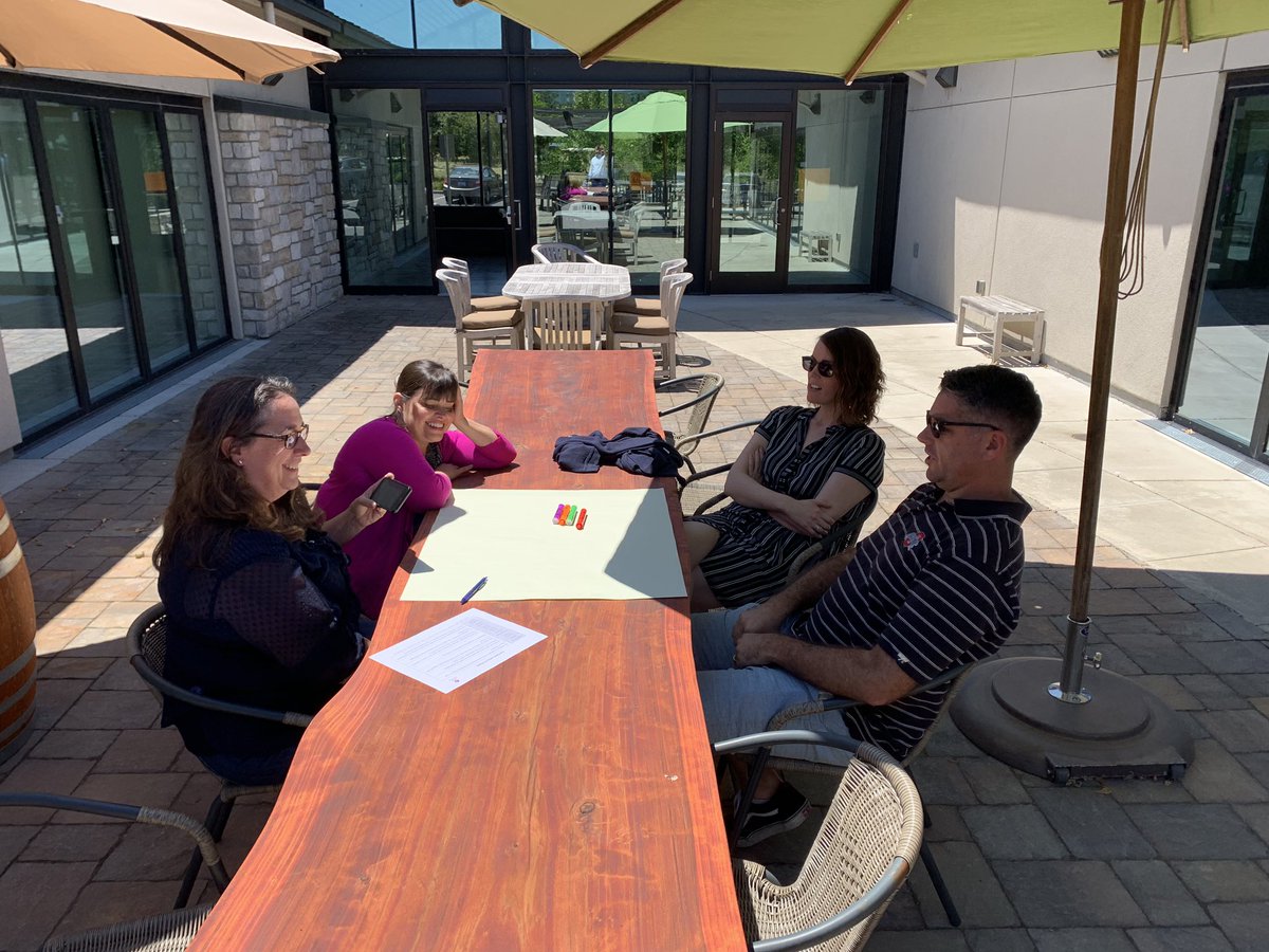 AEPEdConsulting's tweet photo. Beautiful day of learning and building with Administrators of Sonoma Valley Unified School District! https://t.co/d4QyLrnjXG