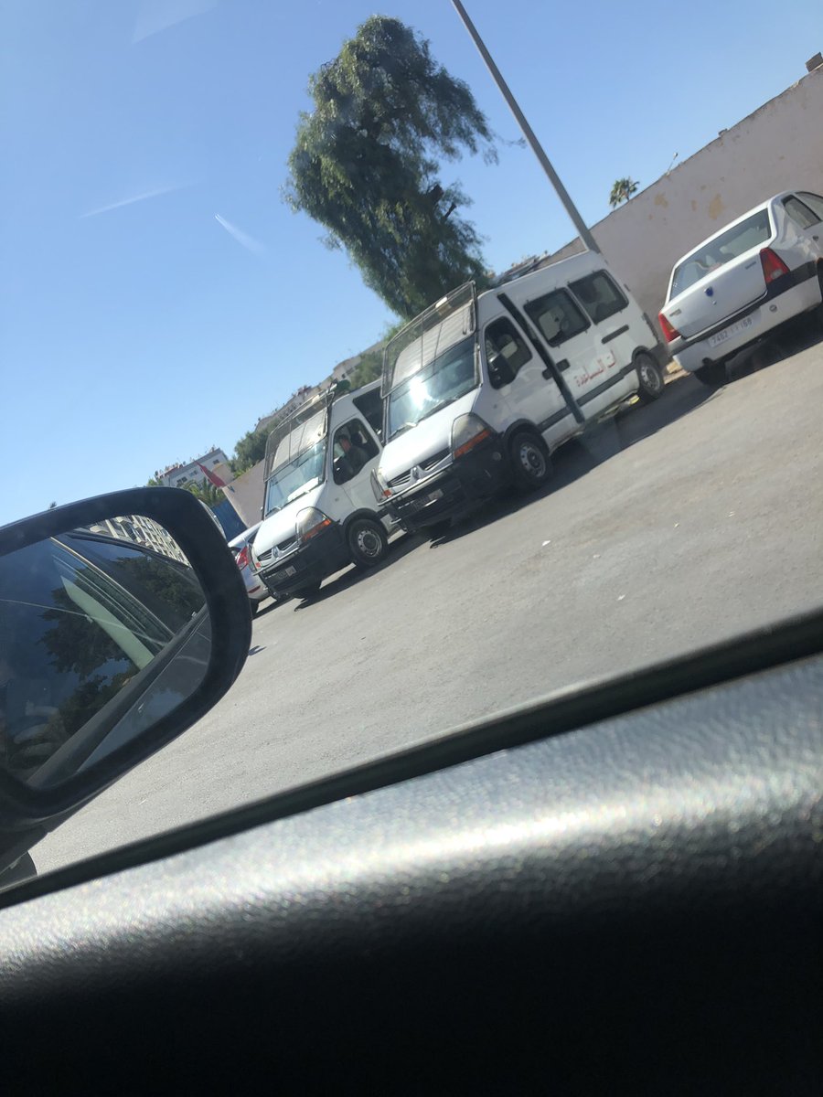 ChaimaeOukili1's tweet photo. « We’ll provide the best conditions to let u take ur exams » they said ! 
Instead here we are , a dozen of police vehicles surrounding our faculties ! 
Freedom is just a dream in my beloved country -Morocco-
 #DoctorsUnderOppression https://t.co/PnZGdb8pVB
