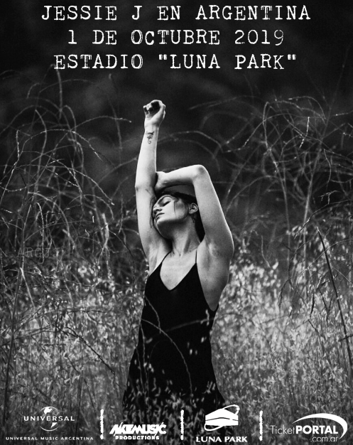 ArgJessieJ's tweet photo. 🇦🇷 JESSIE J EN ARGENTINA 🇦🇷
Adquirí tus entradas vía @ticketportalar a través del siguiente link: https://t.co/hjvSPb8UDu https://t.co/Dihyb9cVCH