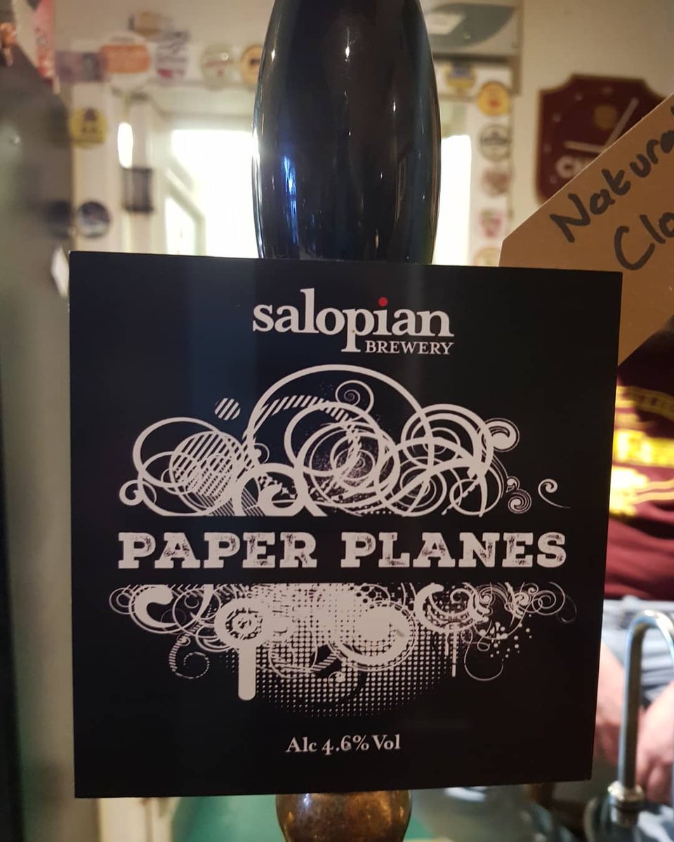 Just_De_One's tweet photo. Well after a long week shaking off a virus I've managed to pop out for #JustDeOne @HopsBelgianBar.... Wow 3 @SalopianBrewery beers on here is two I sampled with Paper Planes being absolute quality. https://t.co/CS8OqxYEfB