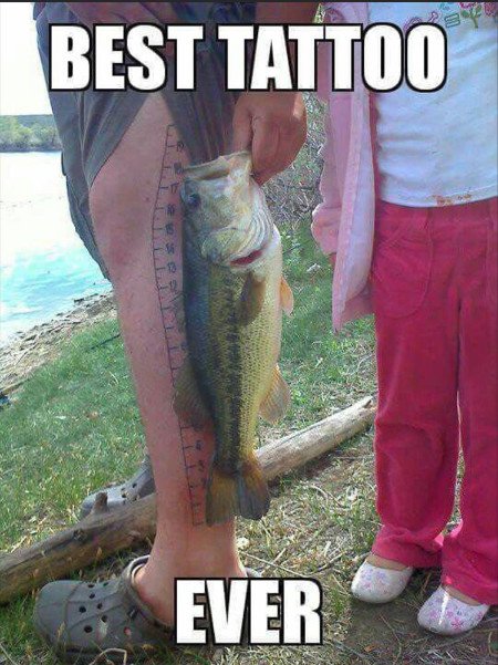 RustyAngler's tweet photo. Why Didn't We Think of This! 🐟😎🤣👍
.
.
#fishing #tattoo #best #inches #bigone #fishingfamily #fishingtips #freegear #giveaways #fishingfriday #rustyangler https://t.co/OWdR9M8DRF