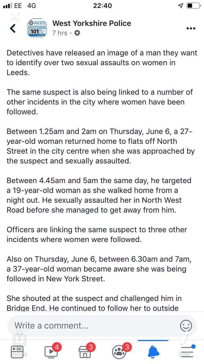 peachst4te's tweet photo. girls in leeds stay safe and look out for this man, call the police straight away if you see him anywhere ! so scary that his offences happen right outside my workplace where i walk home alone in the dark from https://t.co/DNQC1dUGab