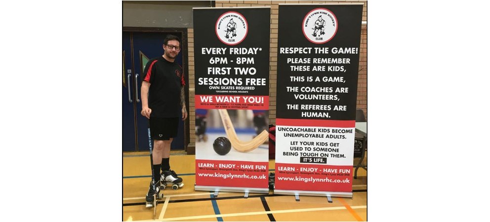 The club are the proud recipients of some new banners to be displayed at Lynnsport during all home events.

The banners were donated by James Smith of All Signs
kingslynnrhc.co.uk/new-display-ba…