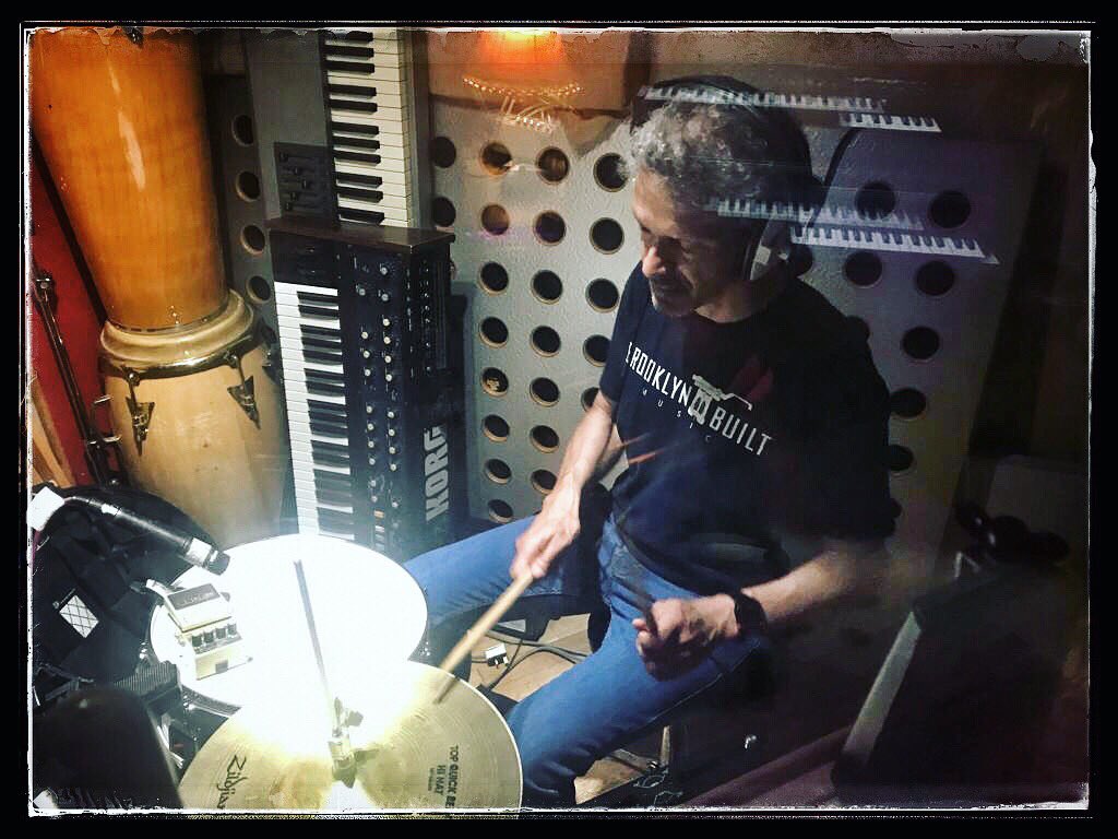 MikeLindup's tweet image. Laying it down (after too many years!)  #changes2 #studiorecording #eddieryandrums #zildjianhats photo by @tonieconomides