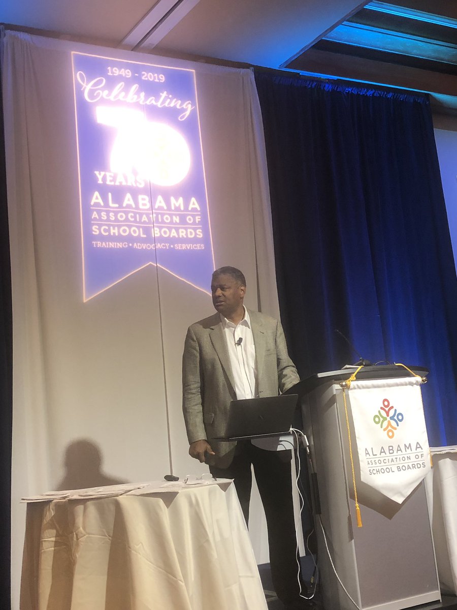 MarvinLLucas's tweet photo. Alabama Association of School Boards Summer Conference, “ Be Relentless”. Dr. Bernie James, Pepperdine Universiy professor of constitutional law, addressing emerging best practices in education law reform as well as trends in students rights litigation. #AASBSummerConference https://t.co/OI95VOfedL