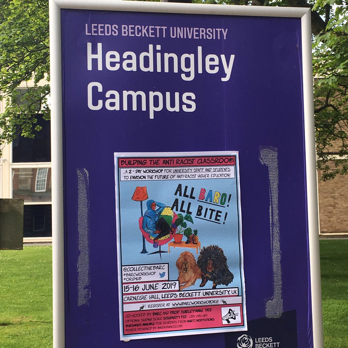 CollectiveBarc's tweet photo. Posters up and ready for #Org4Lib Day 1 tomorrow! Artwork by Maria D’Amico who is also leading our reset and refresh sessions #allbarcallbite #barcworkshop https://t.co/Y6feSU28Bi