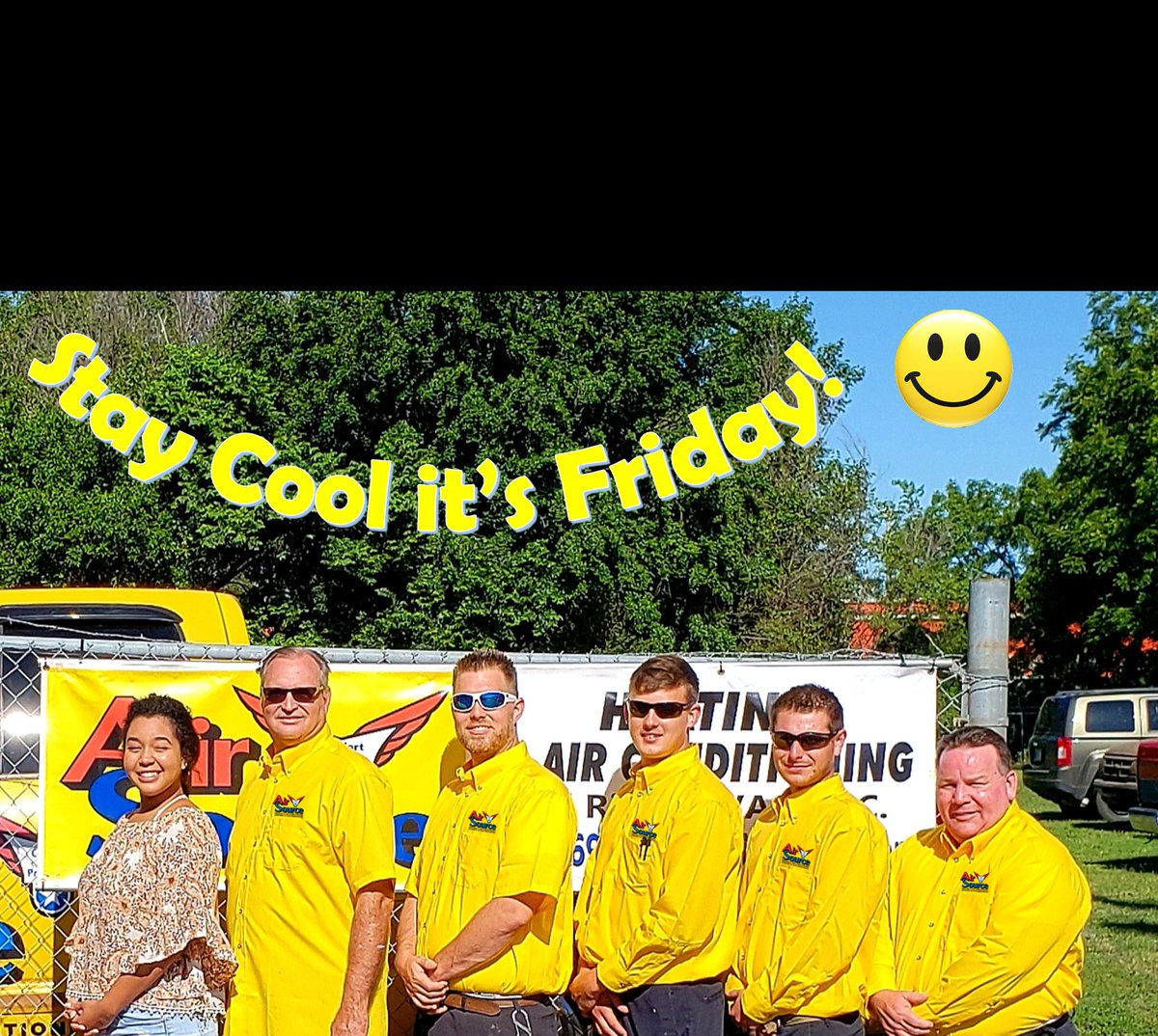 AirSourceWichit's tweet photo. Stay Cool It's Friday! 
#AirSourceWichita #Friday #weekend #summer #aircondition #airconditioner #cool #minisplit #tempstar #hvac #hvactech #hvaclife #hvactechnician #happy #hvaclife #hvactools  #heatingandair #team #welcome #Wichita #Haysville #Maize #Derby #cooling #aircooled https://t.co/rYxfpjCu5i
