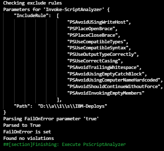 AndresGorzelany's tweet image. Seems a good friday night to test my #Powershell scripts with #PsScriptAnalyzer on an @AzureDevOps pipeline using @ToreGroneng custom task