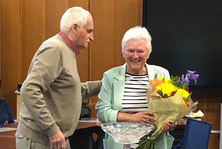 SYLVIANProducer's tweet photo. Exciting news! Sylvia Dow was presented with Falkirk Arts person of the year tonight. Well deserved that she has been recognised for her fantastic work and commitment to the Arts. https://t.co/GXf7ZbhLWS