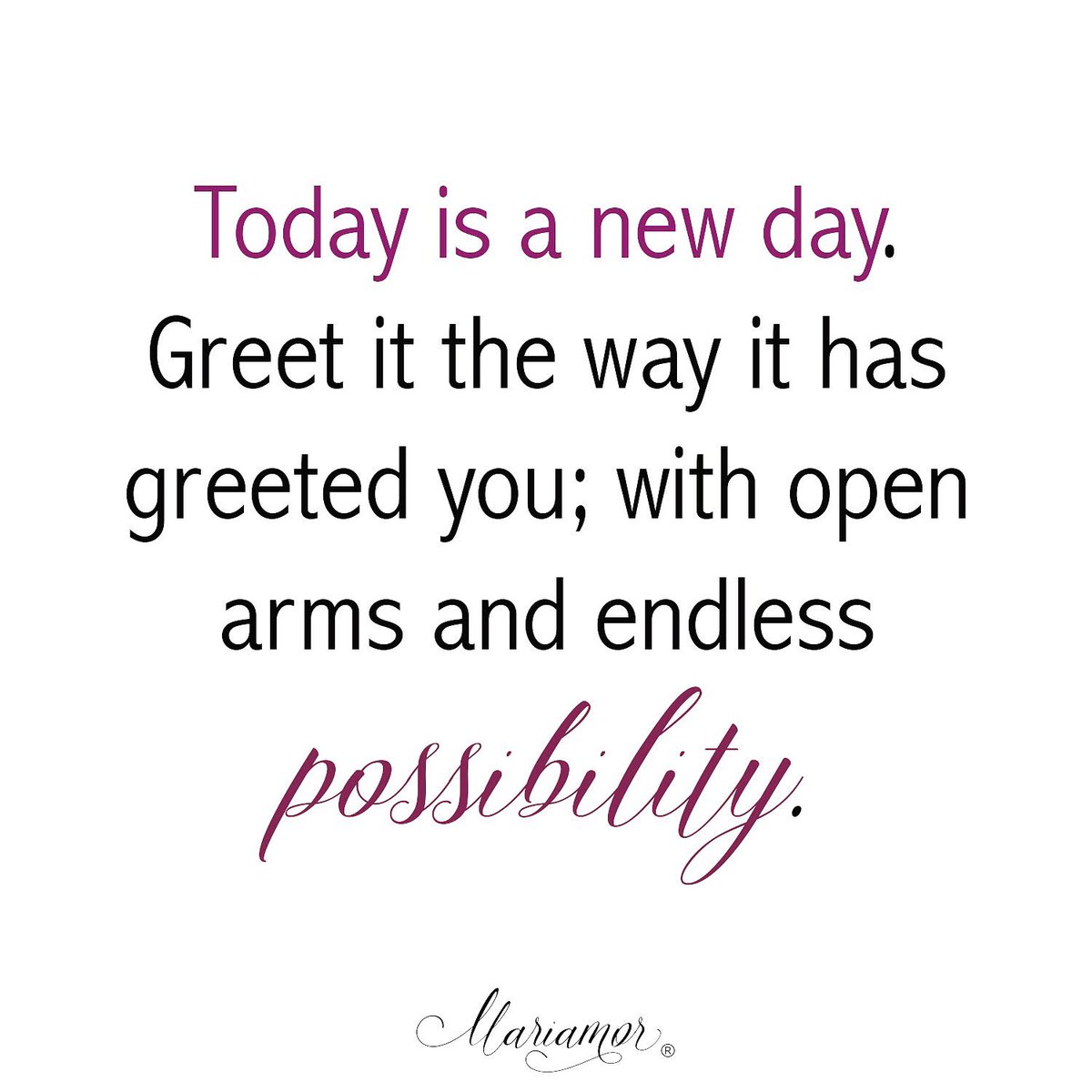 MariamorDesigns's tweet photo. Greet this weekend the way you greet all new adventures; With a happy heart, open arms, and endless possibility. Happy FriYAY, friends. Cheers 🥂 to this weekend’s adventures 💕 #friyay #adventure #adventureawaits #weekend #motivation #inspiration #quotes #spreadlove xo https://t.co/Wp1F1bayqm