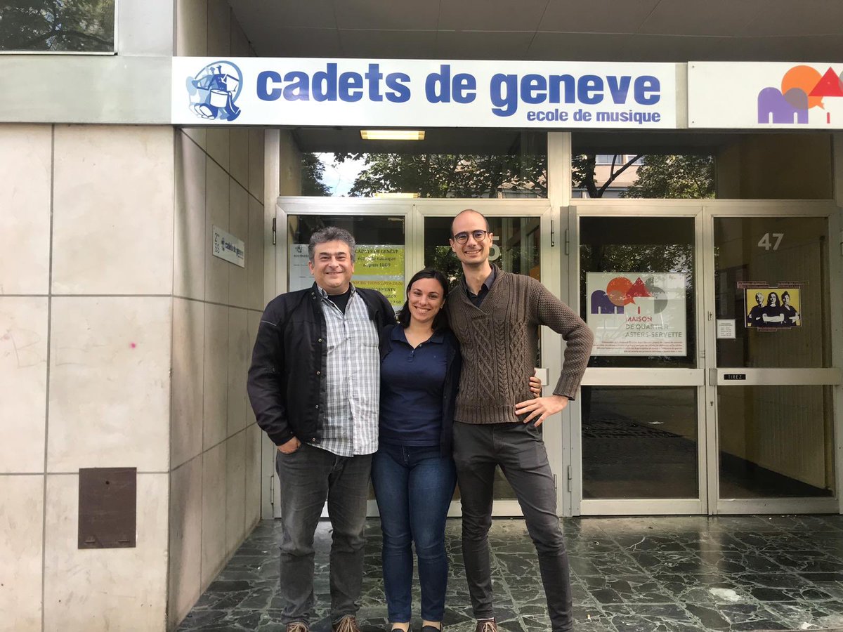 Three days of recording at Cadets de Genève!