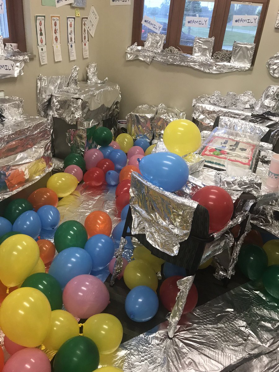 DBlasingame12's tweet photo. This is what @12thStreetJags staff did to my office to “wrap” up the year! Payback is coming! #jump #striving #12thnextlevel #oneteamonedream https://t.co/HAo1BWgkTp