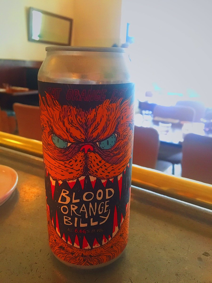 GrandCafe_MPLS's tweet photo. πNew Beer Alertπ Blood Orange Billy from Fat Orange Cat. A NE IPA with a blend of Azacca & Mosaic hops that provide delicious orange & grapefruit notes. We know youβll love it!
#DoItForTheGrand #Marvelfluff #CraftBeer #MPLS https://t.co/CP3DMR6oak