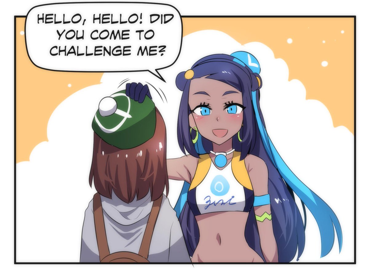 Merryweather Comics Nessa Meets A Scottish Pokemon Trainer Pokemonswordshield