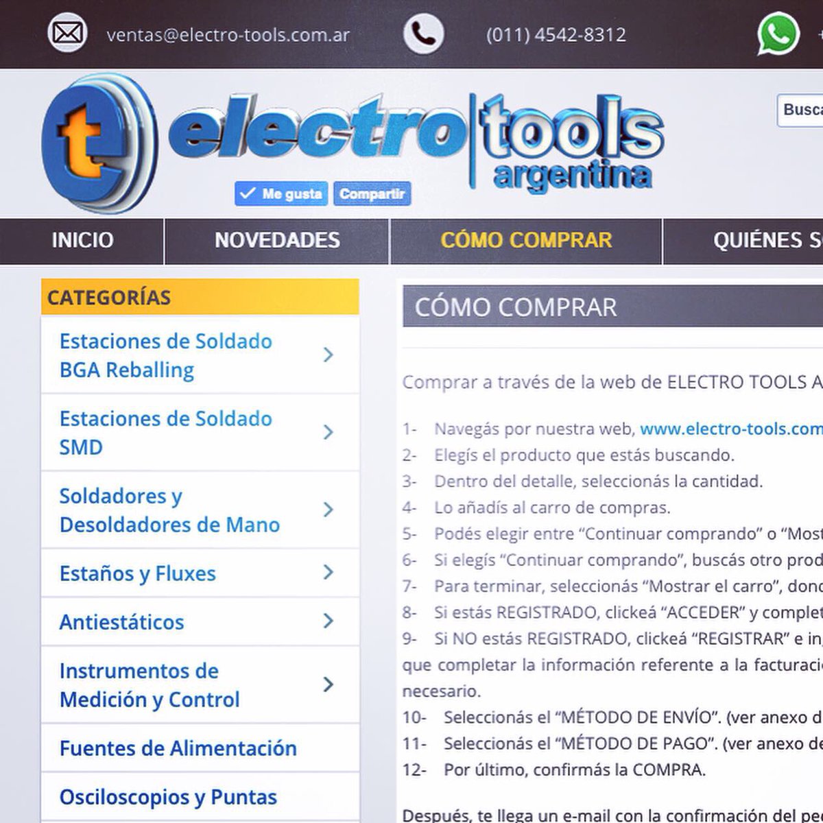 ElectroToolsArg's tweet photo. Visitá nuestra Nueva Web, con un Diseño Nuevo y con Carro de Compras.
https://t.co/dmqHCIhoi5
Tenés todos nuestros productos, en un sitio seguro, para comprar sin dudar.
.
.
#visitanos
#electrotoolsargentina
#arctic #neoden #zhuomao #amtech #kethor #siglent https://t.co/yZf1tPKzFF
