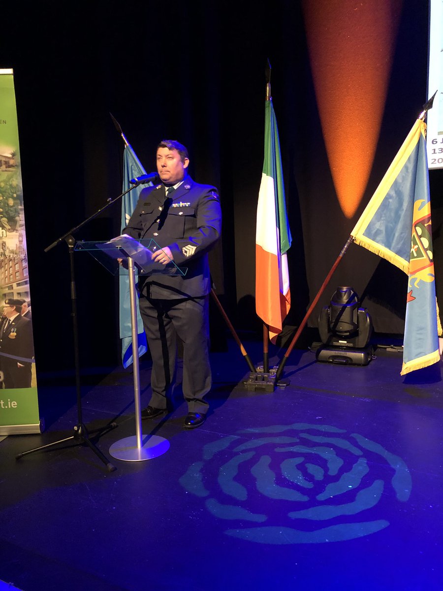 cilldara2016's tweet photo. Wonderful night at the Irish Military Seminar in Riverbank Arts Centre, Newbridge, reflecting and bearing witness to Jadotville &amp; At Tiri with veterans. Thanks to all that attended. @kforfitz @tweetsforone https://t.co/KIWa2qW1TY