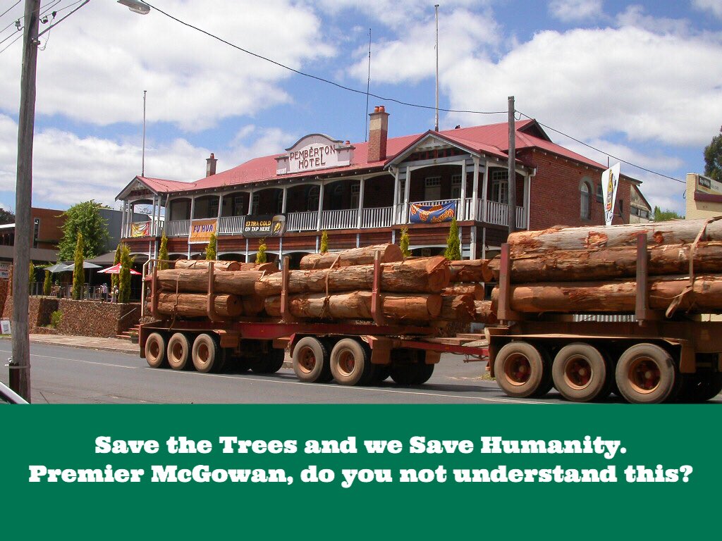 jarrahdale1's tweet photo. #PremierMcGowan This has got to STOP! #STOPLOGGING #OURNATIVEFORESTS #colinhabbott #colinhughabbott #Jarrahdale #australia #WA @pholland @ClaraBushbabe @tilly15 @geeanem @juddabb @AlboMP @tanya_plibersek @ChristineMilne @Scottludlam https://t.co/1qGjof00Wl
