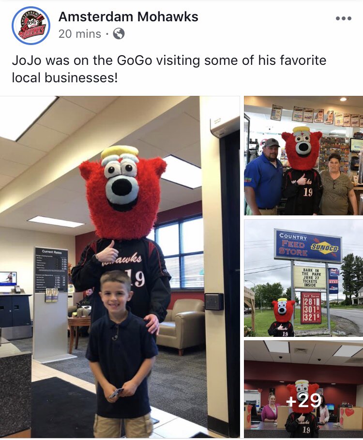 The Amsterdam Mohawks were visiting local businesses and made a stop at The Amsterdam Home Depot!! Go Mohawks!!!