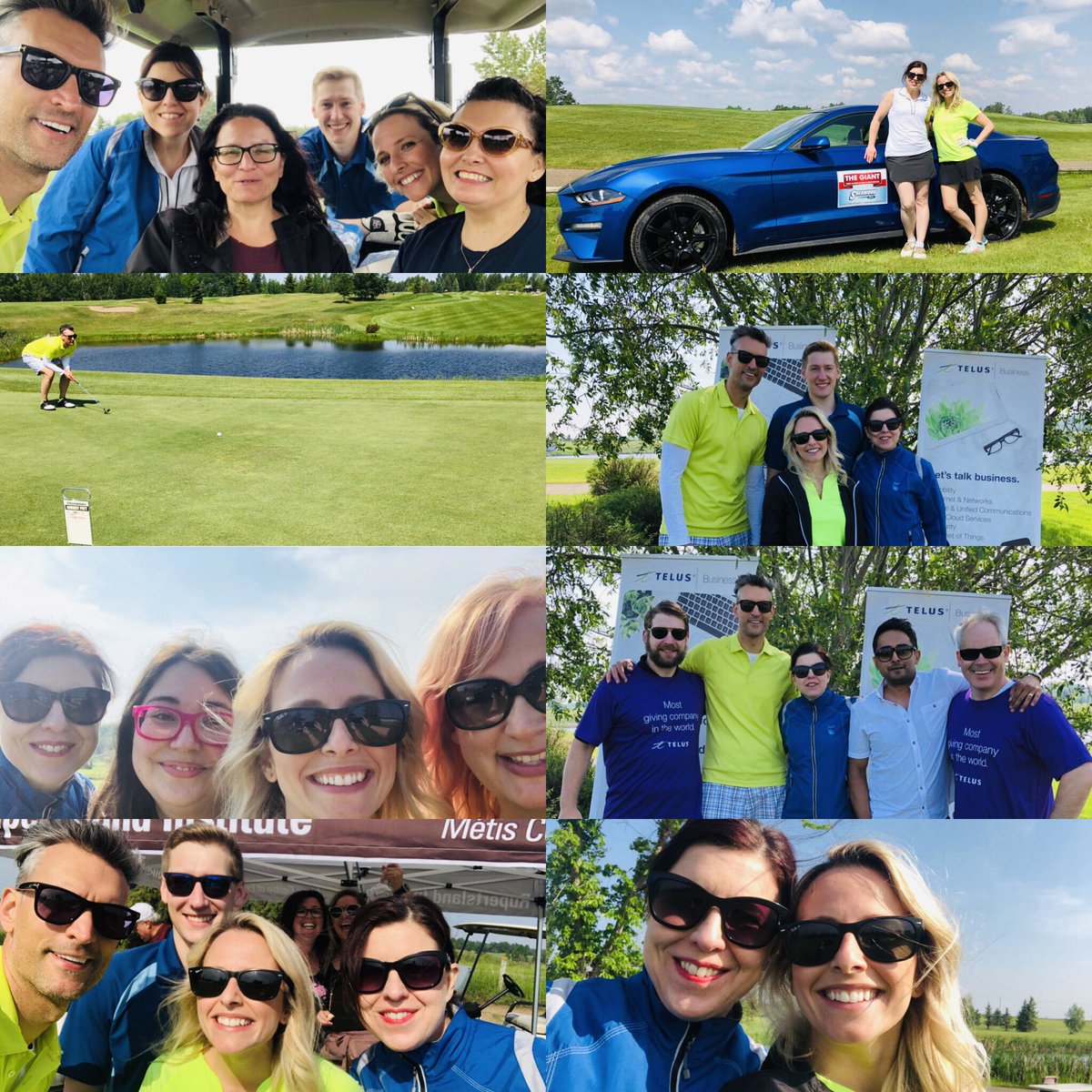 CompuVisionBiz's tweet photo. It was a beautiful day supporting the @AlbertaMetis 20th Annual Audrey Poitras #Golf Tournament with our partners @TELUS. #connectedtocommunity @JaniceMoore5 @yegcloud @swtjojolicious https://t.co/6MLEDyrWFD