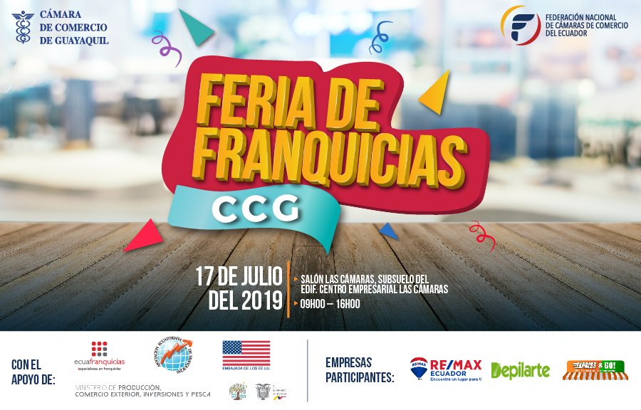 lacamaragye's tweet photo. ¡Haz más negocios! entre franquicias locales, internacionales e inversionistas, y conoce las buenas prácticas para lograr franquicias exitosas.
Regístro:
🔽
https://t.co/jSJCBGQLKQ
Participan:
@remaxecuador @depilarteSFPty #ExpressAndGo
#CCG #FeriaDeFranquiciasCCG https://t.co/A7sryRVhmY