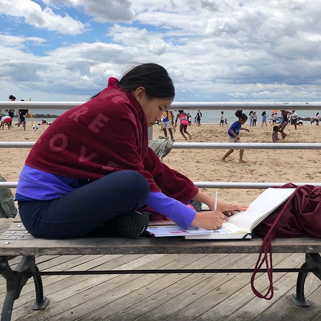 Sketching today at Coney Island. #drawnyc #projectknowmad #riverdaleexperience #learnersforlife #experientialeducation bit.ly/2IHELQ3