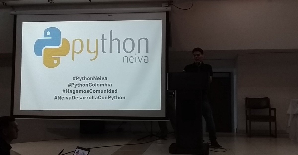 Katerin_Perdom's tweet image. Oficialmente se da inicio @pythonneiva @ColombiaPython #PythonNeiva #PythonColombia #Hagamoscomunidad #NeivaDesarrollaConPython