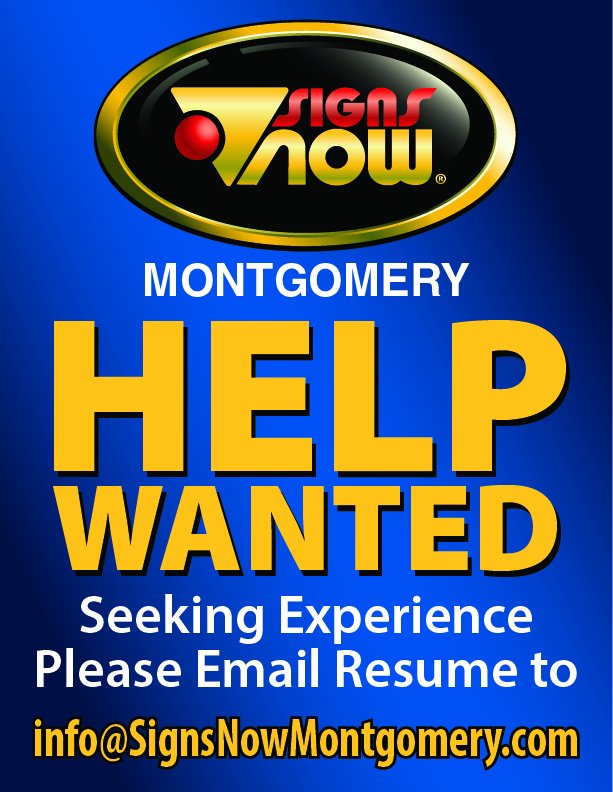 KippyNow's tweet image. #helpwanted #designerjob #signjob #JobSearchTips #signsnowmontgomery
