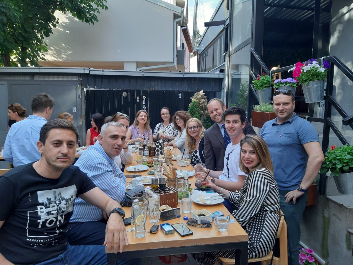 BekimRexhepi3's tweet photo. Farewell meeting of senior US Ambassador to Northern Macedonia, success in the new task Ben Lingeman. https://t.co/hu7xMJciOv