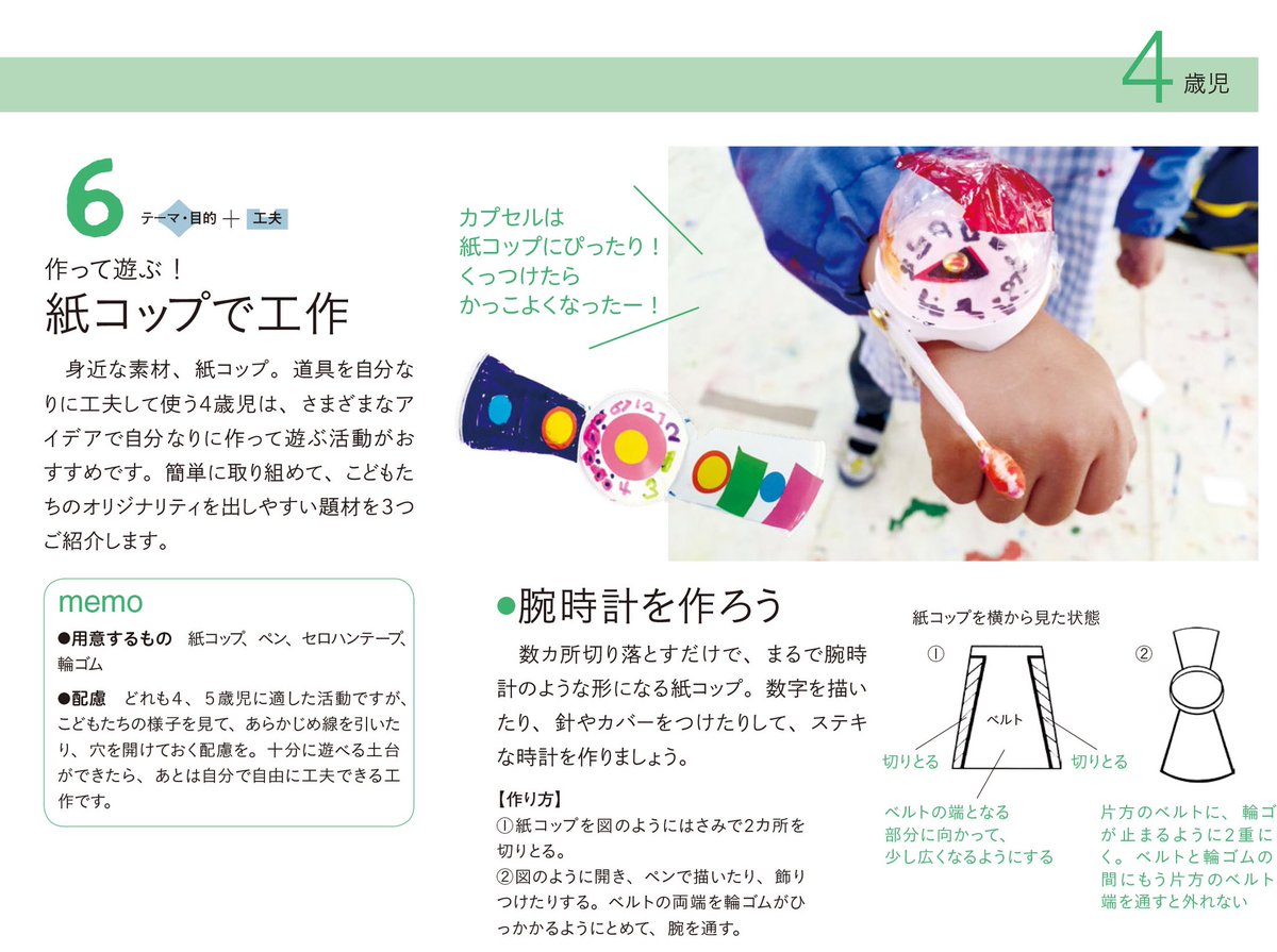 美育文化ポケット Di Twitter 全国的に雨の土曜日 お外で遊べないこんな日は お部屋の中で楽しい工作タイム 美育文化ポケット15号では 紙コップで工作 を掲載しています 身近な素材を工夫して使う 様々なアイデアが満載です バッグナンバー T
