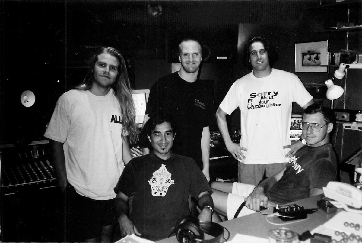 Finishing up "Face" at Inner Ear Studios with Don Zientara and John Avila. #sorryaboutyourdaughter