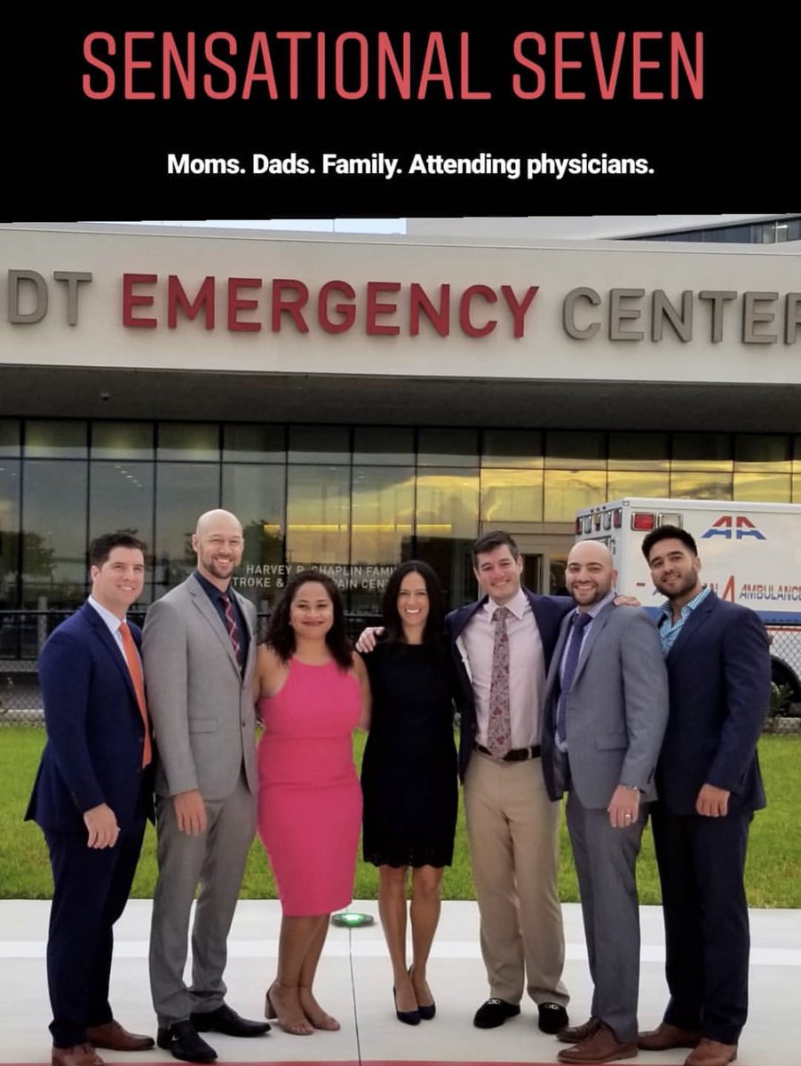 Excited for this new group of emergency medicine attendings. Congratulations!