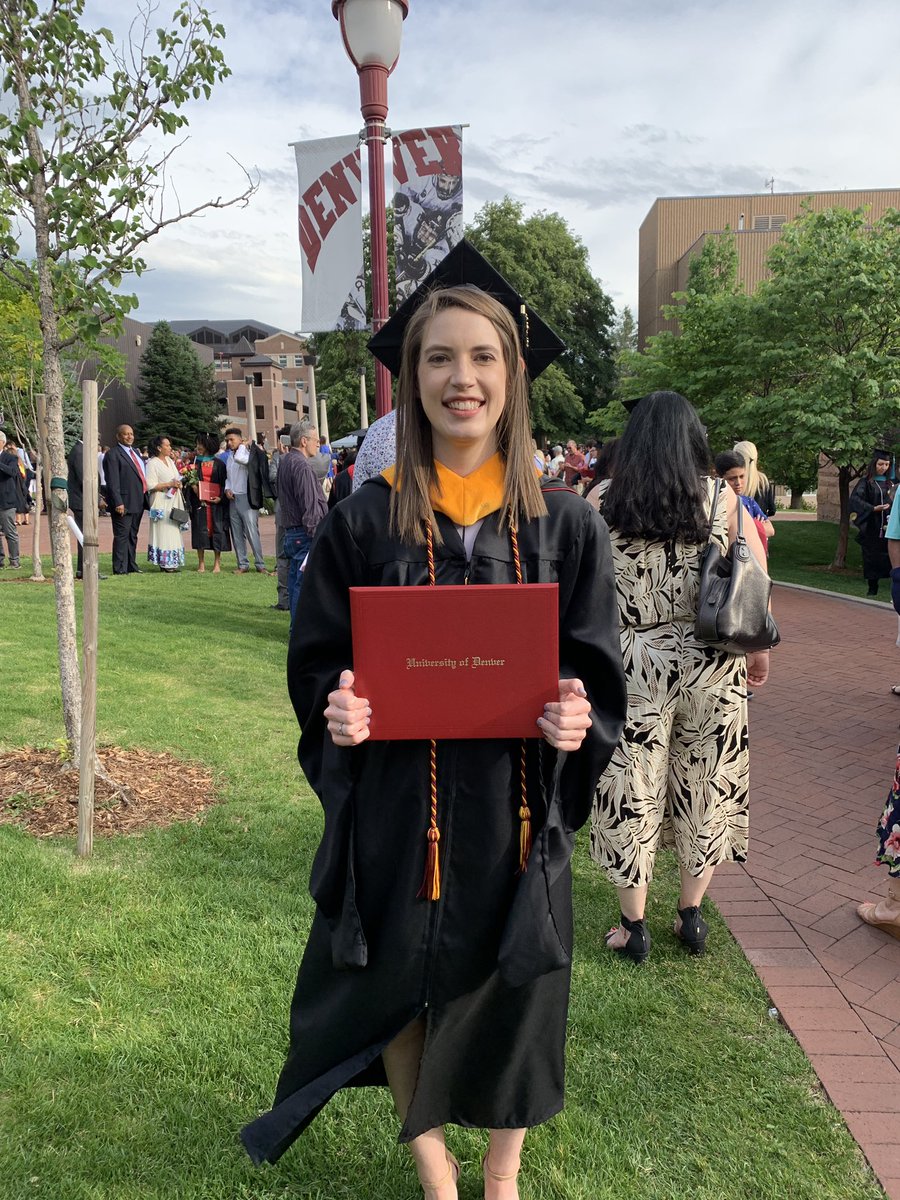 cmetzgar_ATC's tweet photo. 6 years ago I was introduced to sport psychology as a senior in high school. Today, I graduated with Master’s of Arts in Sport & Performance Psychology @UofDenver! Can’t wait to see what the next 6 years brings 👩🏻🎓 #maspp https://t.co/xdhzagGdvP