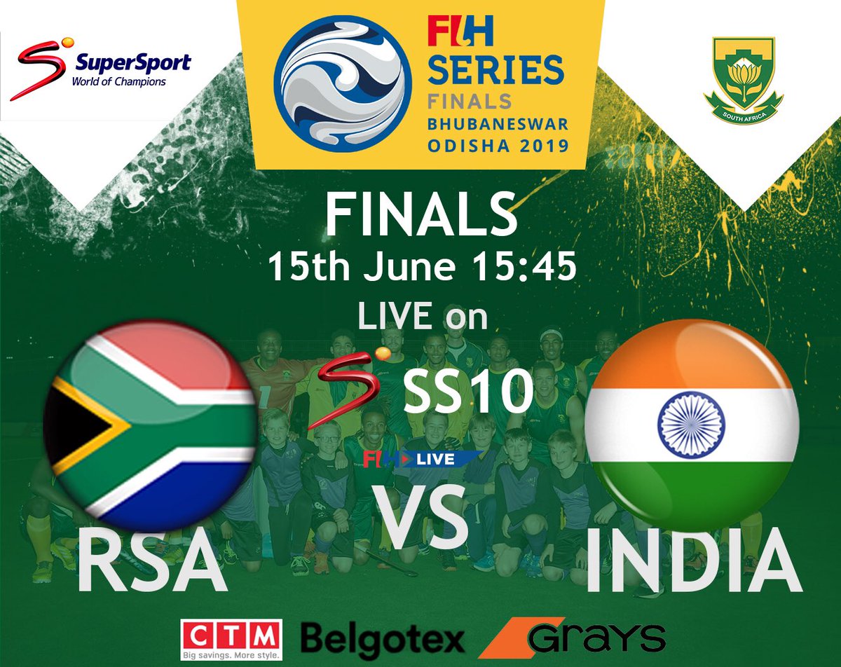 SA Hockey Men (@sa_hockey_men) on Twitter photo Are you going to tune in to <a href="/SuperSportTV/">SuperSport π</a> channel 210 to catch us in the FINAL against the home nation India! The atmosphere is going to be electric πΏπ¦π₯ Are you going to tune in to <a href="/SuperSportTV/">SuperSport π</a> channel 210 to catch us in the FINAL against the home nation India! The atmosphere is going to be electric πΏπ¦π₯