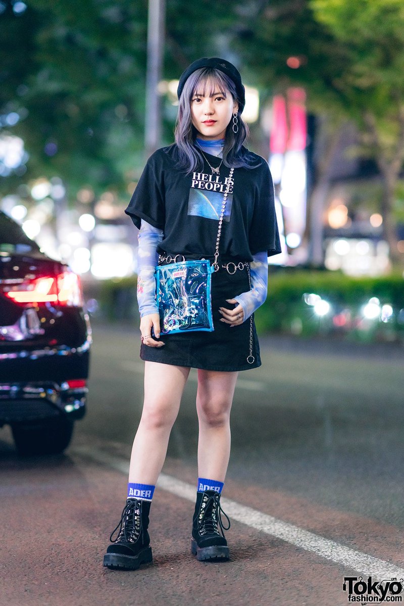Yuka Street Harajuku Wearing Faith Tokyo Beret Unif People Shirt Pearl Bag Ader Error Mixxmix Romantic Standard Bubbles Harajuku Boots 原宿 Tokyo Fashion Scoopnest Yuka Street Harajuku Wearing Faith Tokyo Beret Unif People Shirt Pearl Bag Ader Error Mixxmix Romantic Standard Bubbles Harajuku Boots 原宿 Tokyo Fashion Scoopnest
