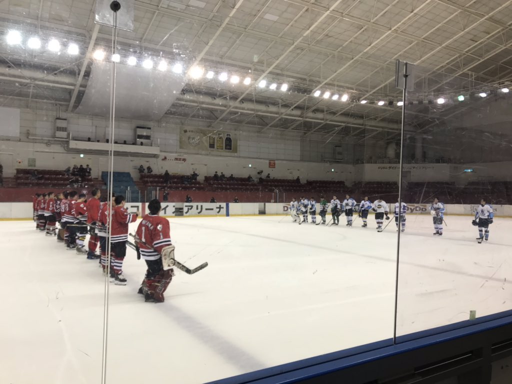 icehockeysophia's tweet image. 【上南戦】
OB戦 
第3ピリオド終了

上智4-0南山

ありがとうございました！
次は新人戦です🏒