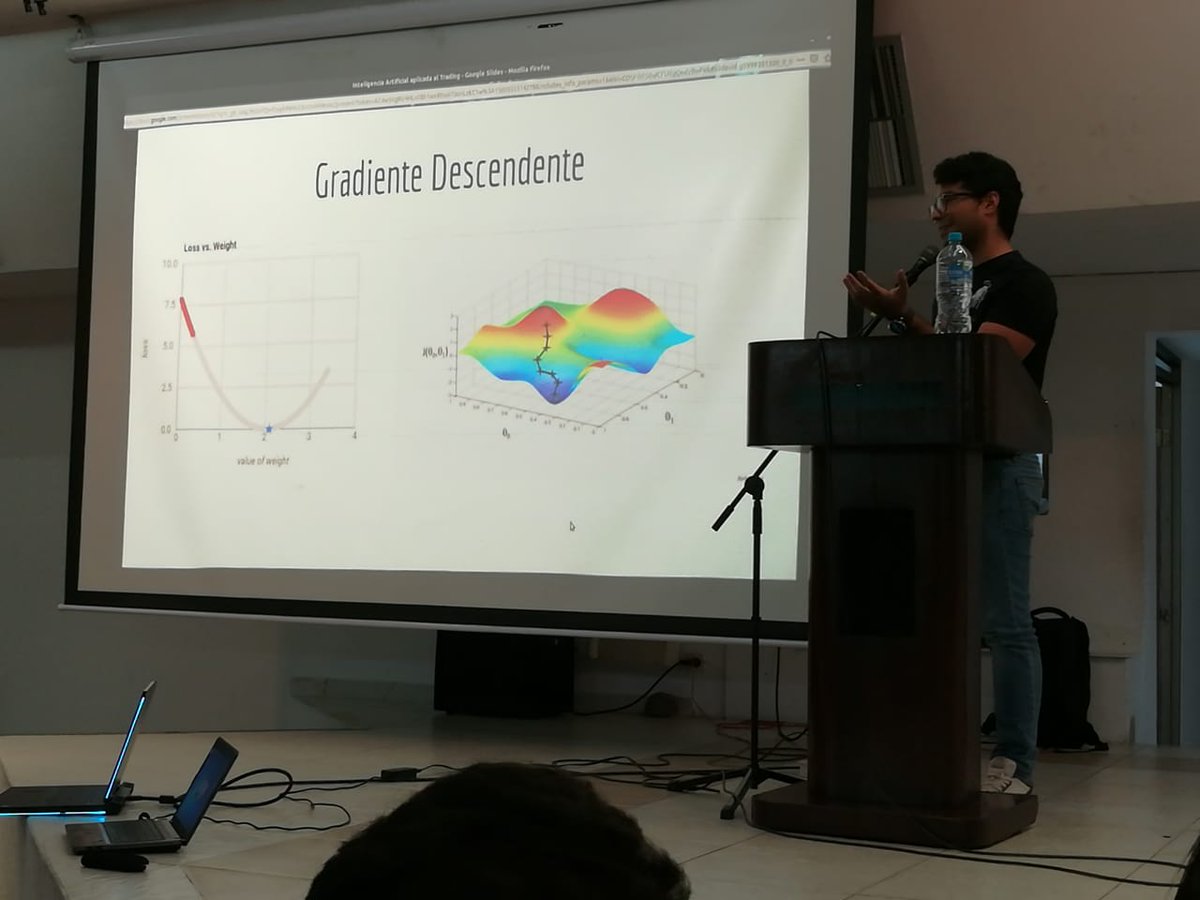 danielcastro_97's tweet image. El gradiente de error se usa como función de error para disminuir el error en cada ciclo de entrenamiento.
@pythonneiva #PythonNeiva #PythonColombia @ColombiaPython #HagamosComunidad #NeivaDesarrollaConPython