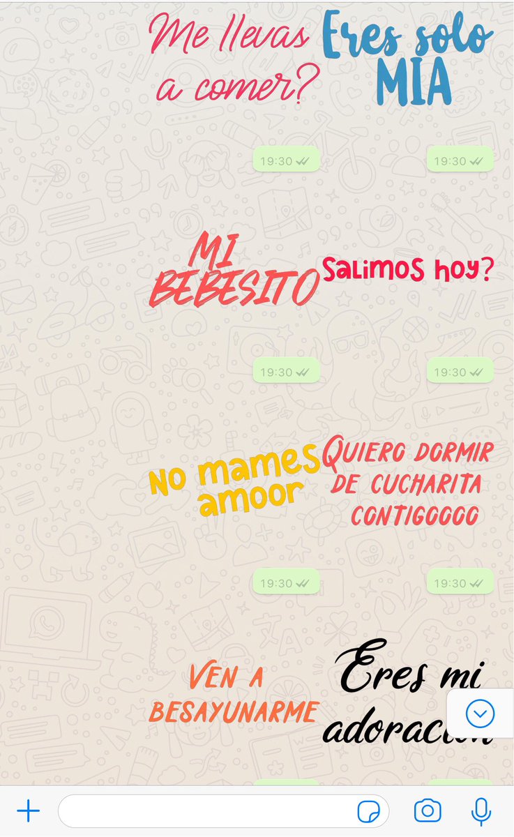 SoyChooqomilq's tweet photo. Stickers nuevos. 🔥🔥🔥🔥
Para sus #parejas. 🥰
#rt y #fav para pasarlos. 💕
#stickerswhatsapp #whatsappgroup #FelizViernesATodos https://t.co/FFMMarHIxZ