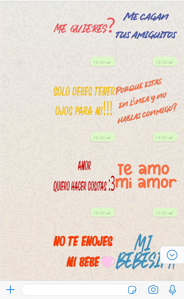 SoyChooqomilq's tweet photo. Stickers nuevos. 🔥🔥🔥🔥
Para sus #parejas. 🥰
#rt y #fav para pasarlos. 💕
#stickerswhatsapp #whatsappgroup #FelizViernesATodos https://t.co/FFMMarHIxZ