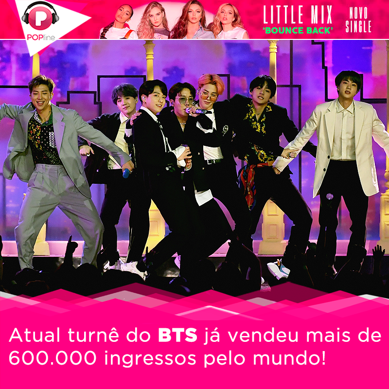 POPline's tweet photo. Com os números da Love Yourself World Tour, não dá pra negar que o #BTS é um fenômeno mundial! As datas são poucas e selecionadas, mas eles lotam estádios! Confira: https://t.co/LHxA95CRNT https://t.co/jorQKYy453