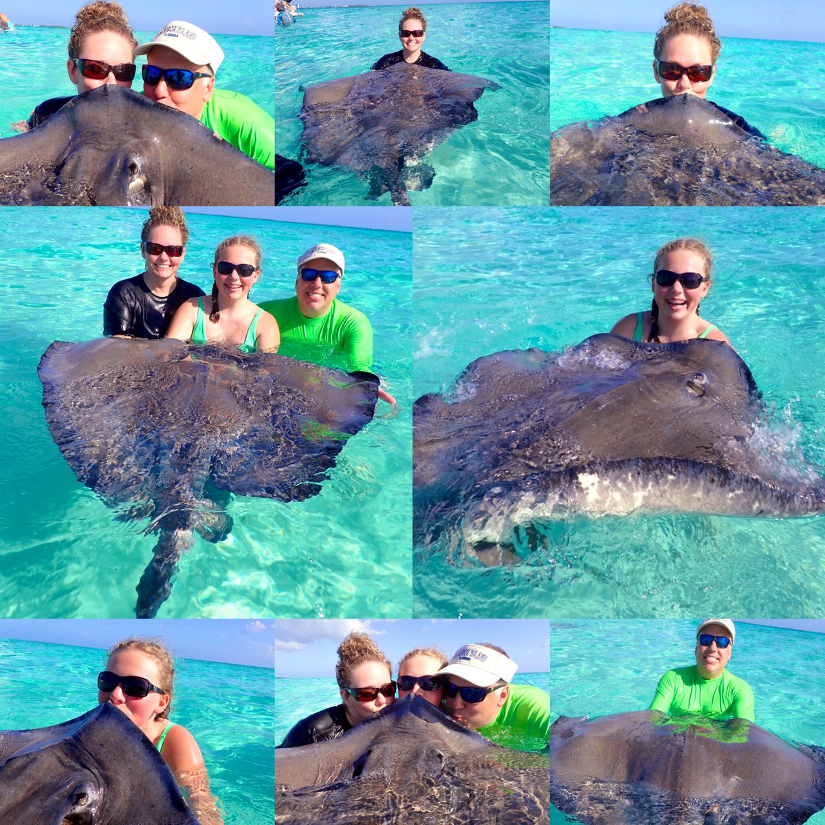 HopeDawg75's tweet photo. We 💋 a stingray!  🐠🏝 #GrandCayman #StingrayCity @AvaSkelton @dawgsontop_com https://t.co/DRpY3sgVkG