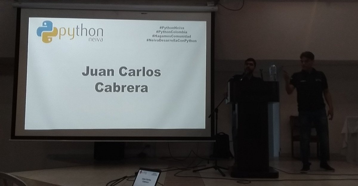 Katerin_Perdom's tweet image. Tercera charla @pythonneiva @ColombiaPython #PythonNeiva #PythonColombia #Hagamoscomunidad #NeivaDesarrollaConPython
