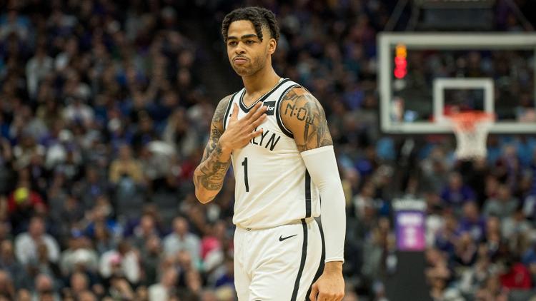 SNYtv's tweet image. Sources: The Nets are unlikely to keep D'Angelo Russell if they sign Kyrie Irving (via @IanBegley) on.sny.tv/Vu0pG2a