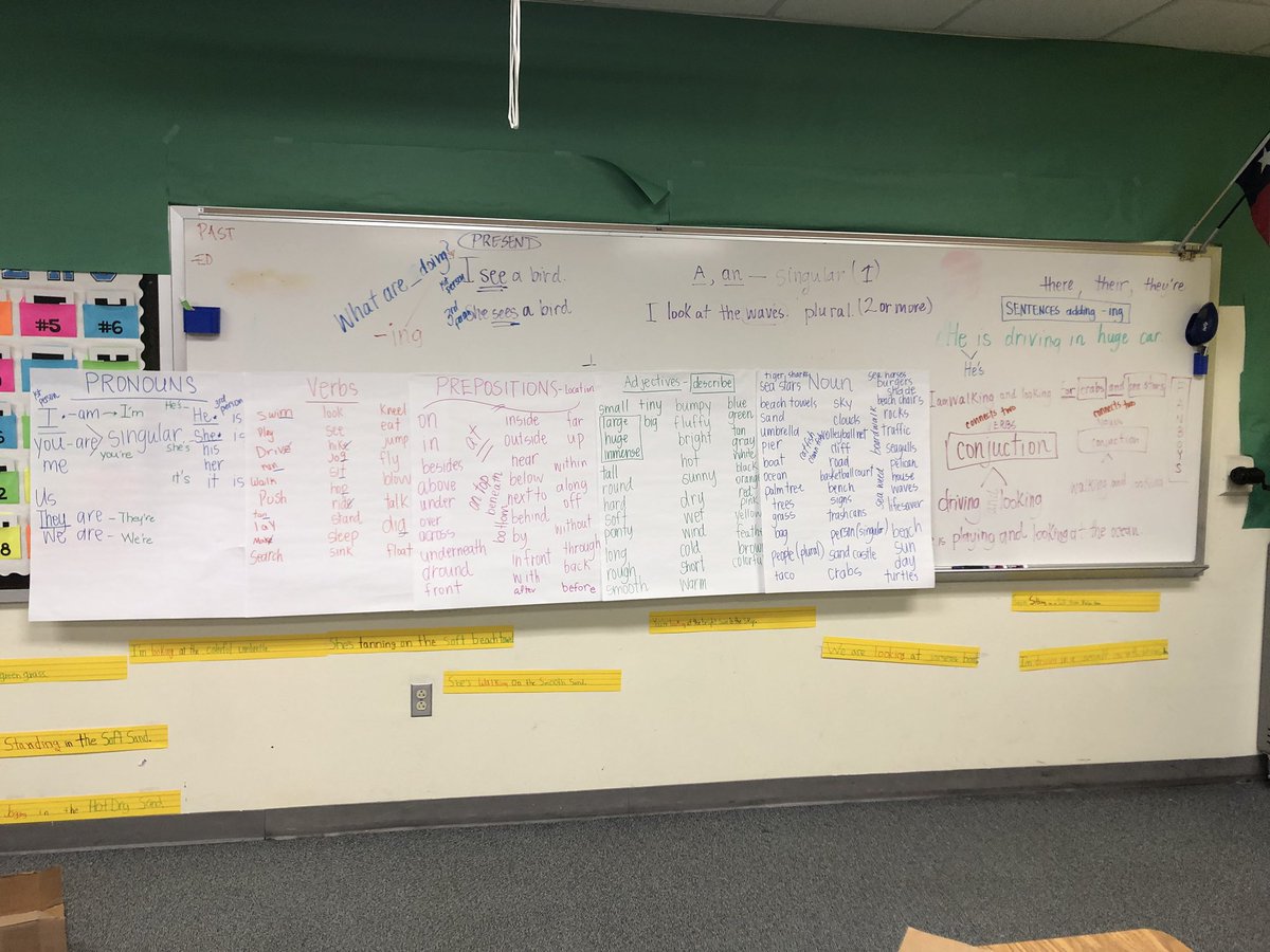 missnoravaldez's tweet photo. ELD at is finest! Students have gotten so good about adding great grammar concepts to their sentences!! @DelmyEwing2 @SAIL_PISD #iamsail #ProjectSAIL https://t.co/teCFzAhUUR